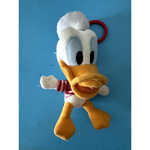 Disney Cruise Line 6" Donald Duck Plush Bag Clip - Picture 1 of 4